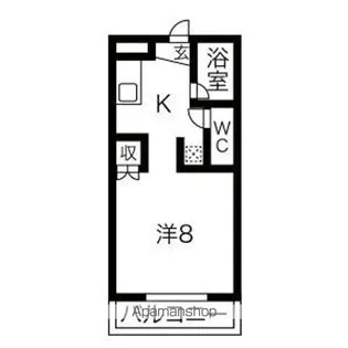 ゴールデンハイツA【2階】の間取り