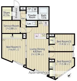 EDIT西池袋【2階】の間取り