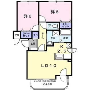 スフィア伏見【2階】の間取り