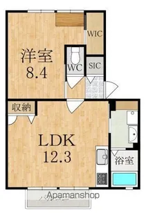 グランドゥールA【1階】の間取り