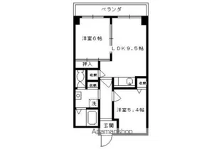 「第2洛西ハイツ」【1階】の間取り