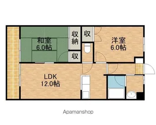 ピュア葵【1階】の間取り