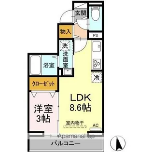 YKレジデンス【2階】の間取り