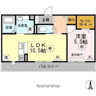 エムズコート【3階】の間取り