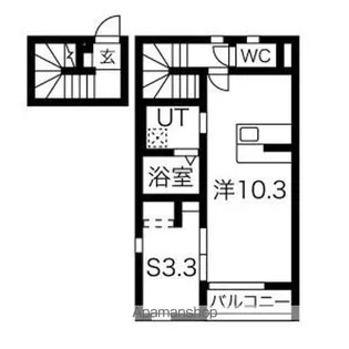 ポート・アラモード【2階】の間取り