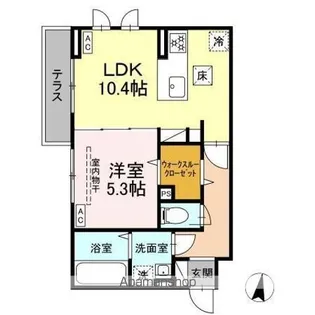 D-ROOM柏木2丁目【2階】の間取り
