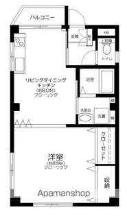 レークマンションⅡ【3階】の間取り