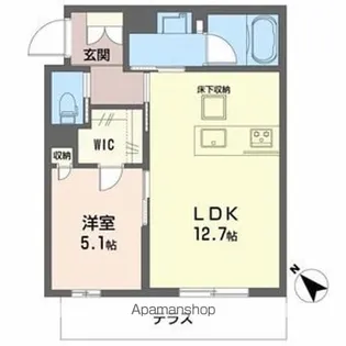 カヴァリエーレ【1階】の間取り