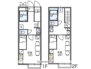 レオパレスソレーユ北島【209号室】の間取り
