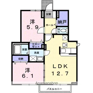 エテルノ【1階】の間取り