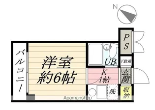 アムス小岩WEST【3階】の間取り