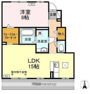 セレーノ【1階】の間取り