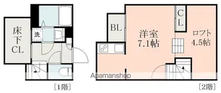 ADC保田窪STREAM【1階】の間取り