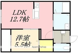 ラ・ベル(LA BELLE)【304号室】の間取り