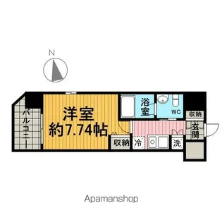 メインステージ元浅草【801号室号室】の間取り