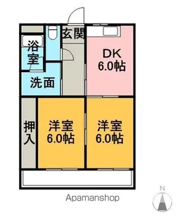 辻ハイム【3階】の間取り