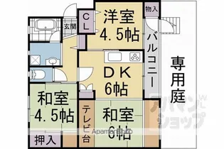 長岡天神ハイツ【14106号室】の間取り