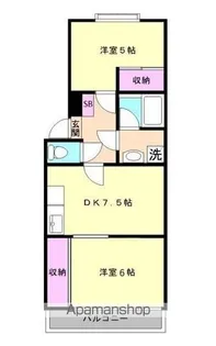 ウインヒルズ【2階】の間取り