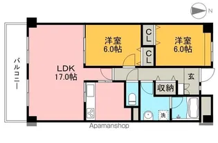 RAFFINE【8階】の間取り