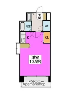 ピュア春日公園【2階】の間取り