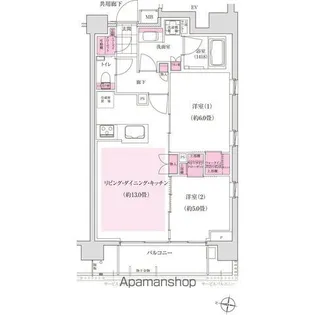 ディームス東陽町【4階】の間取り
