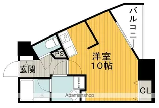 EZA蛍池(レディースマンション)【2階】の間取り