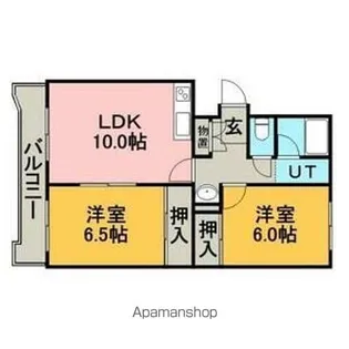 メゾン小林【205号室】の間取り