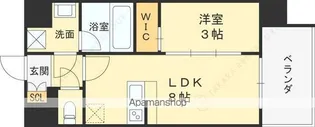 エスリードレジデンス玉造ザ・イースト【5階】の間取り