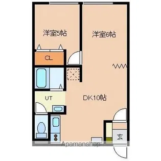 エーコー赤平【1階】の間取り