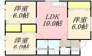 ニューカトレア朋【101号室】の間取り