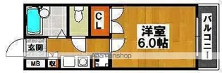 パレスイン大浜【202号室】の間取り