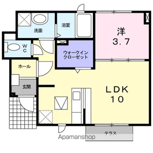 アーバンウィンズ5【1階】の間取り