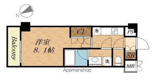 KDXレジデンス西調布【5階】の間取り