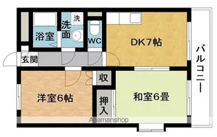 ペガサス緑ヶ丘2号館【3階】の間取り