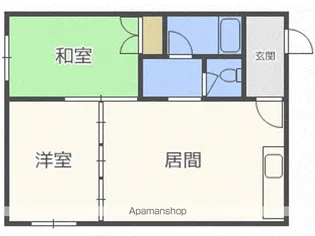 シャトレーヌ白井【406号室】の間取り