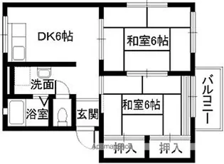 ソファレ久米田【101号室】の間取り