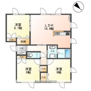 ルミナ・パピィK【2階】の間取り