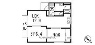 プリムローズ【B202号室】の間取り