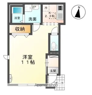 メゾン・ド・エーグル【1階】の間取り