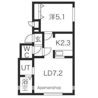 レーベンハイム【301号室】の間取り