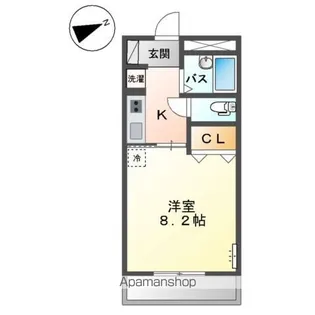 リヴィエールSHIZU【2階】の間取り