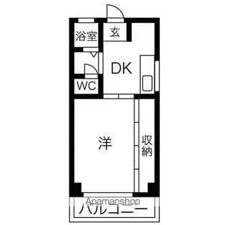 オーシマビル【3階】の間取り