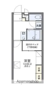 レオパレスエントラレ【210号室】の間取り