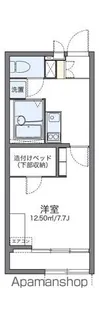 レオパレスセントラル誉田【1階】の間取り