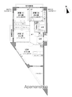 パルク ド スリジェ【2階】の間取り