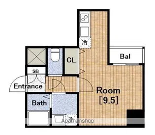 Y&RINO RESIDENCE【8階】の間取り