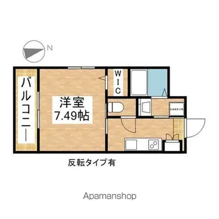 UN ROOM【7階】の間取り