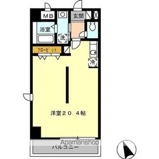 グリーンハイツ北口【2階】の間取り