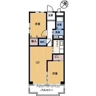 リヴィエール日比津【3階】の間取り