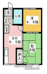 クロノス花畑【203号室】の間取り